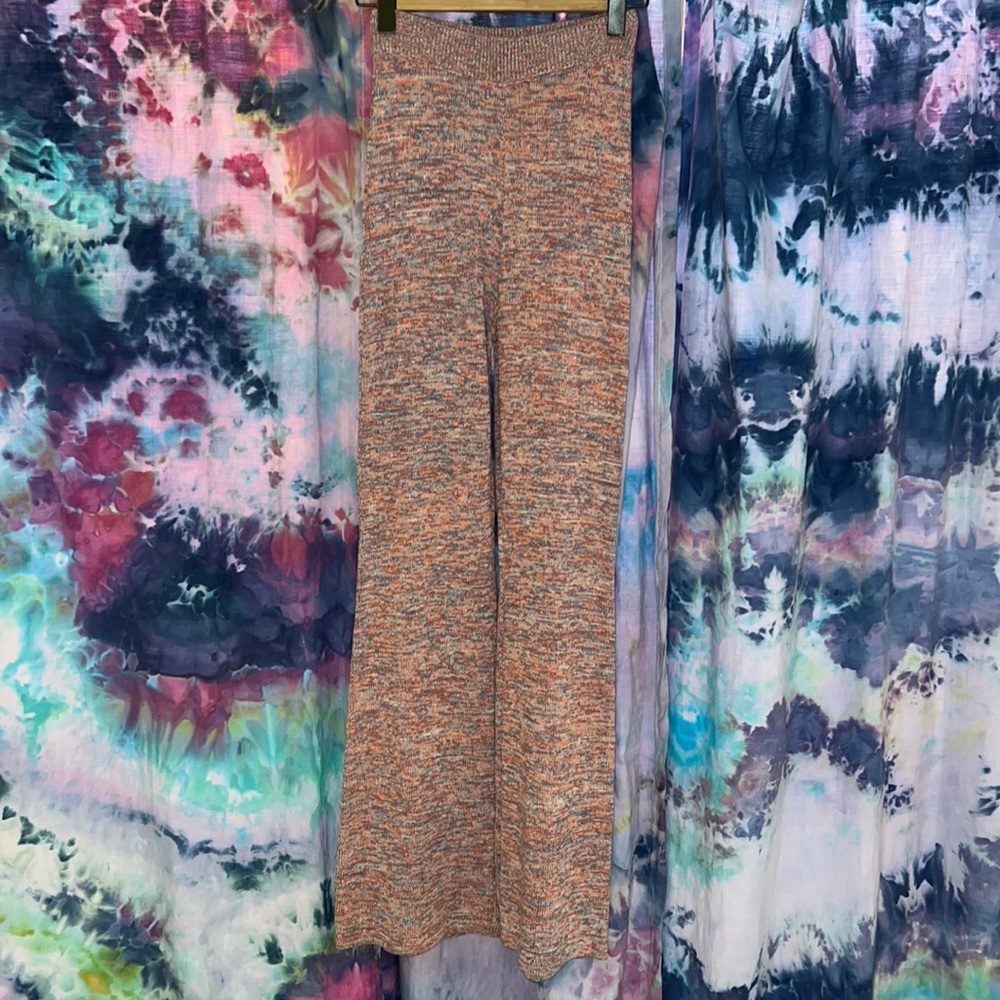 NWOT Space Dye Knit Flares - Another Girl